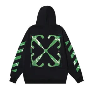Off-White Hoodie Moon Cam Arrow Black