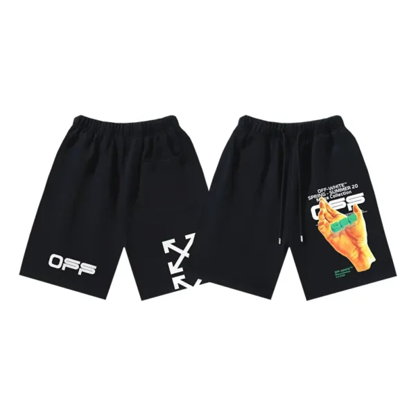 Off-White Shorts Hand Logo Printed - Image 2