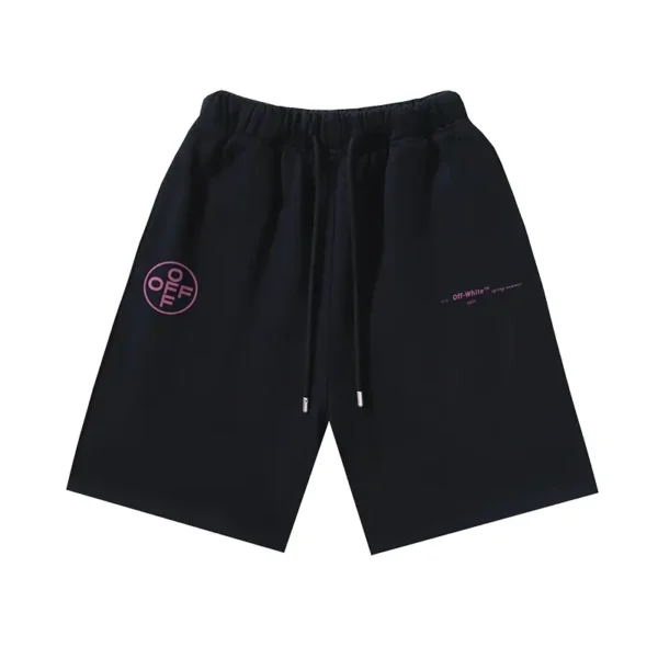Off-White Shorts Blurrid Lines Black - Image 2