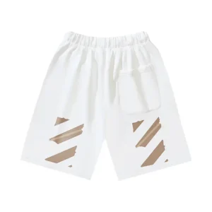 Off-White Shorts Logo Black White