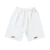Off-White Shorts OFF Logo White