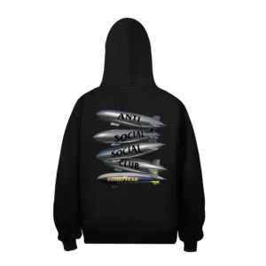 Anti Social Social Club Hoodie x Goodyear Black