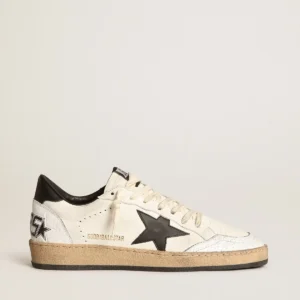 Golden Goose Ball Star Nappa Black Star