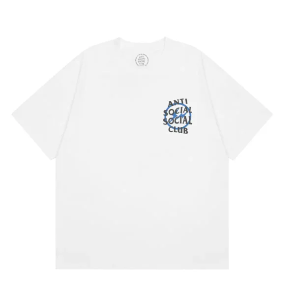 Anti Social Social Club T-Shirt Fragment white Blue - Image 2