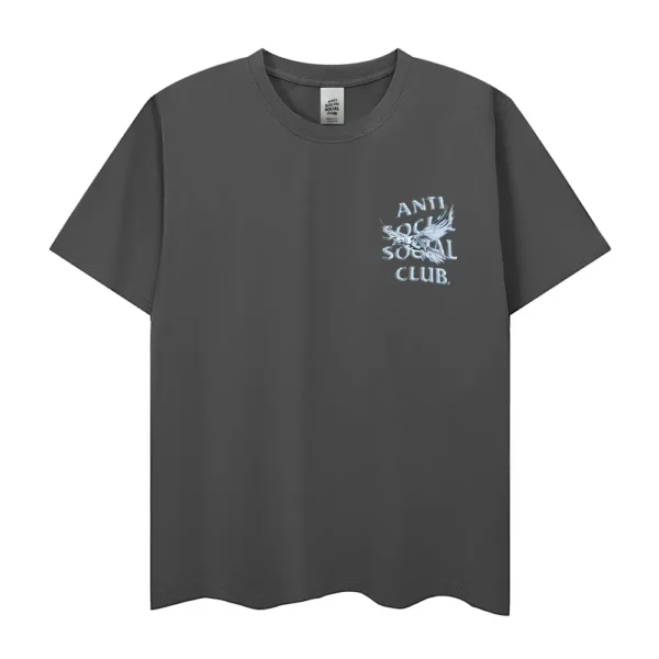 Anti Social Social Club T-Shirt Frentically Meltin Grey - Image 2