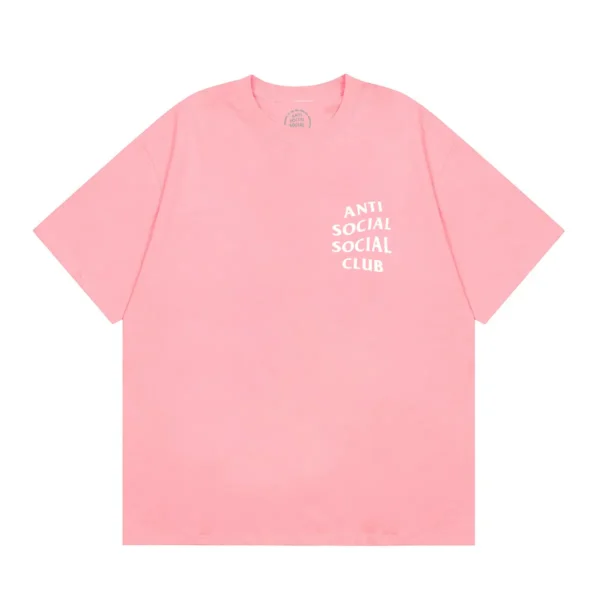 Anti Social Social Club T-Shirt Pink - Image 2