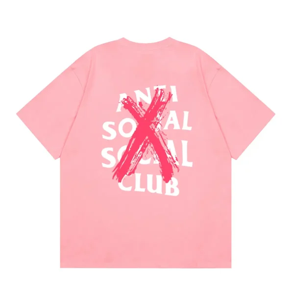 Anti Social Social Club T-Shirt Cancelled Pink
