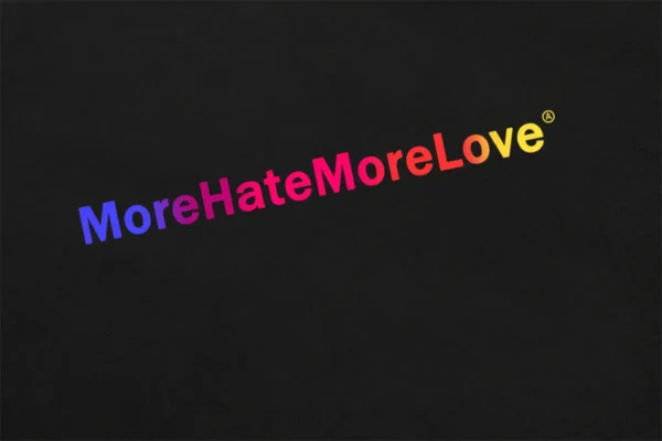 Anti Social Social Club T-Shirt More Hate More Love - Image 3