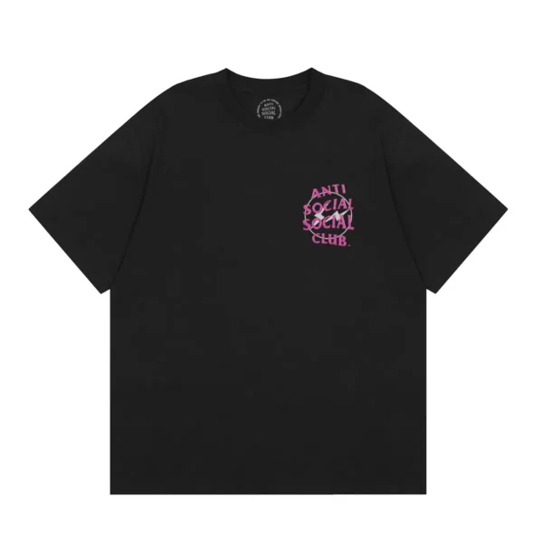 Anti Social Social Club T-Shirt Fragment Pink - Image 2