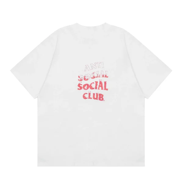 Anti Social Social Club T-Shirt  Flame White - Image 2