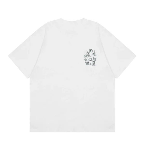 Anti Social Social Club T-Shirt  Dramatic KKoch White - Image 2