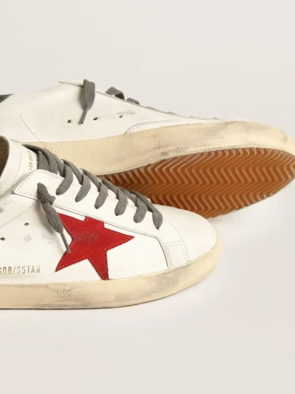 Golden Goose Super Star With Red Star - Image 3