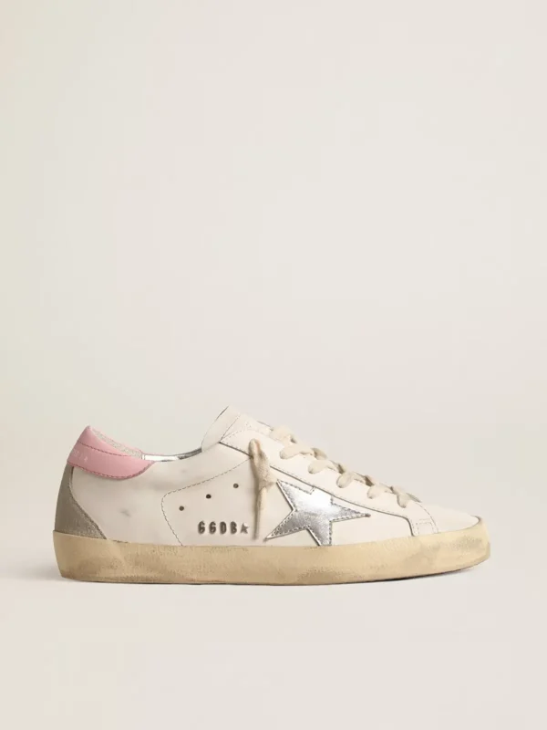 Golden Goose Super Star Pink Heel Tap