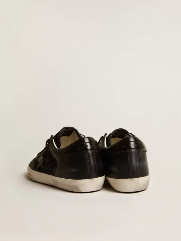 Golden Goose Super Star Black Glitter - Image 4