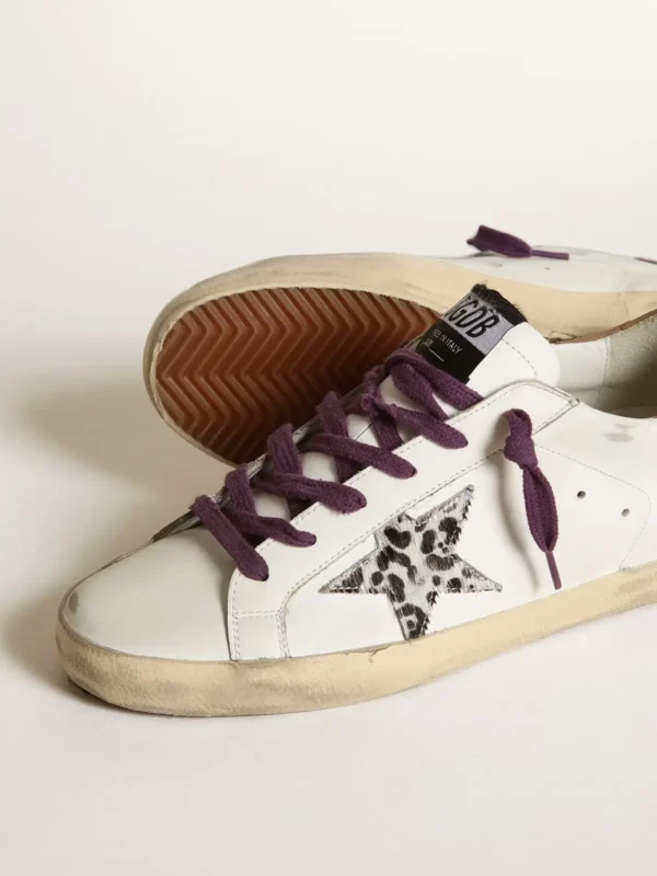 Golden Goose Super Star  Leopard Pony - Image 3