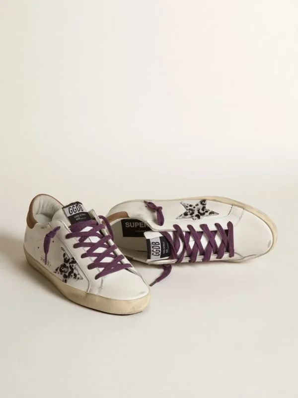 Golden Goose Super Star  Leopard Pony - Image 4