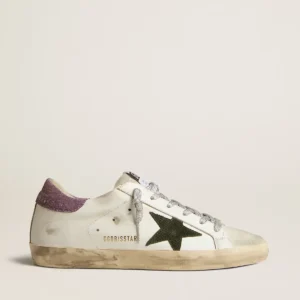 Golden Goose Super Star With Green Snake-print