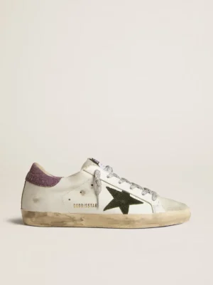 Golden Goose Super Star With Green Snake-print