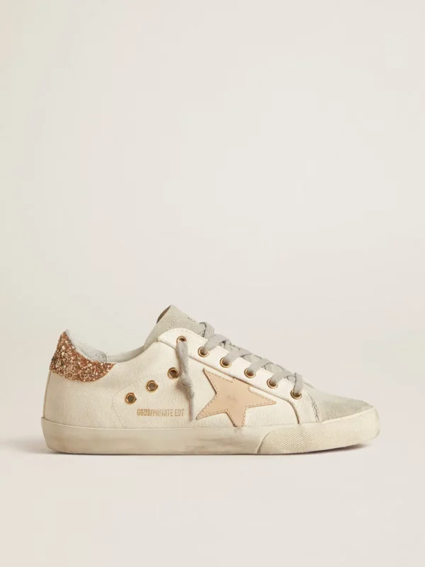 Golden Goose Super Star Glitter Heel Tab