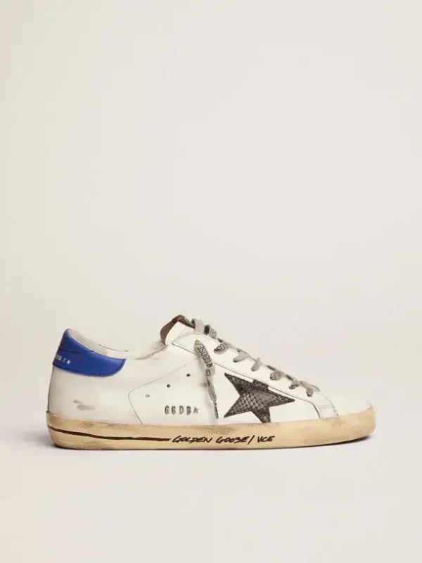 Golden Goose Super Star Black Snake-print