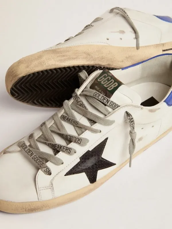 Golden Goose Super Star Black Snake-print - Image 3