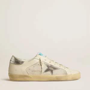 Golden Goose Super Star Silver And Gold