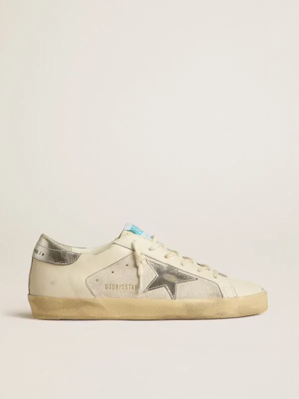 Golden Goose Super Star Silver And Gold