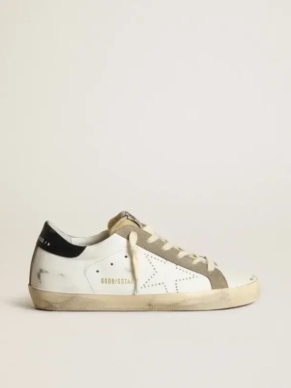 Golden Goose Super Star Glossy Midnight-blue Leather