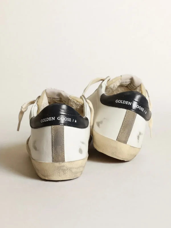 Golden Goose Super Star Glossy Midnight-blue Leather - Image 3