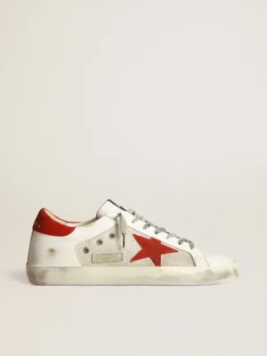 Golden Goose Super Star  White Red