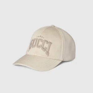 Gorra GUCCI De Beisbol Con Bordado Beige