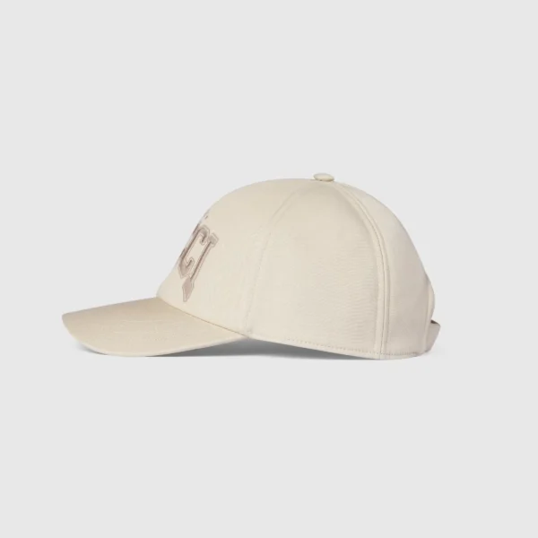 Gorra GUCCI De Beisbol Con Bordado Beige - Image 2