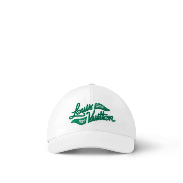 LV Gorra Golf Blanca Cápsula