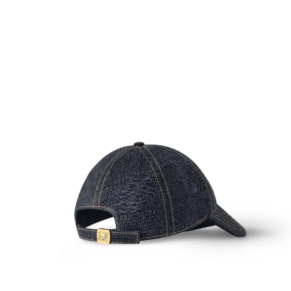 LV Gorra Mezclilla Logo - Image 3