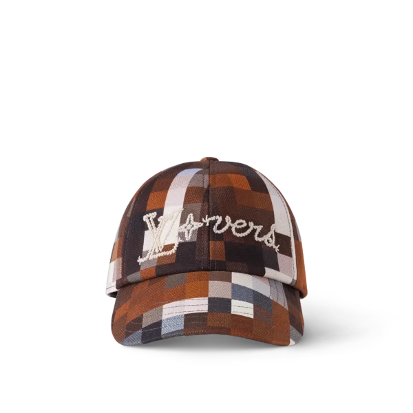 LV Gorra Mezclilla Logo LV Vers