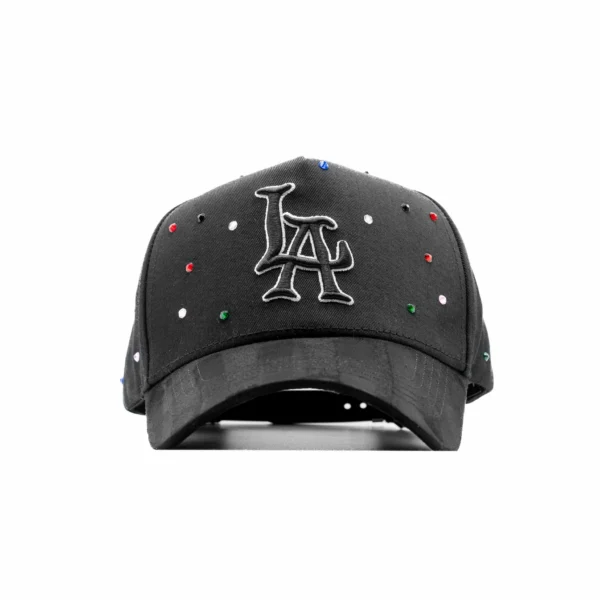 Dandy Hats "LA" Black Rainbow Crystals